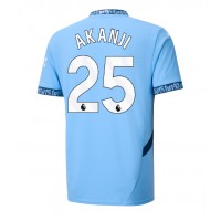 Dres Manchester City Manuel Akanji #25 Domaci 2024-25 Kratak Rukav